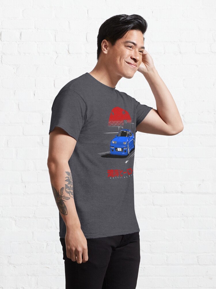 Alternate view of Wangan Heroes Z32 - Blue Classic T-Shirt