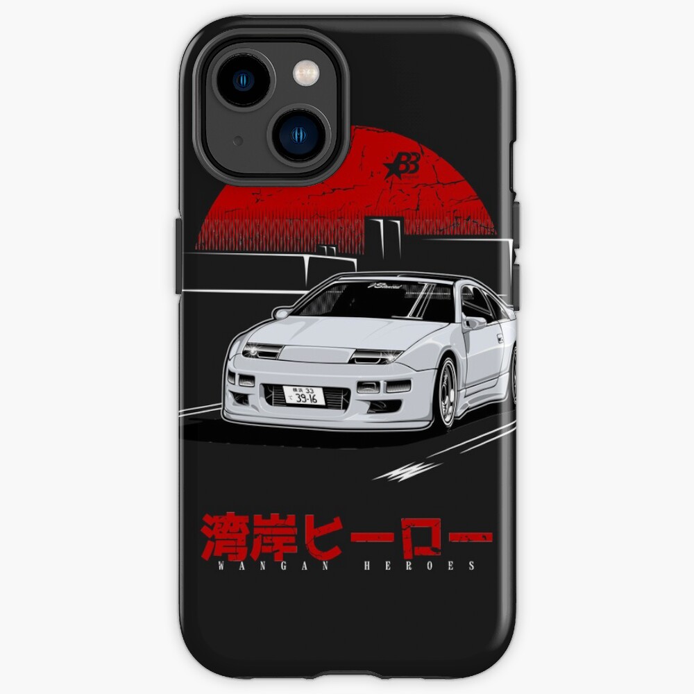 Wangan Heroes Z32 - White iPhone Case