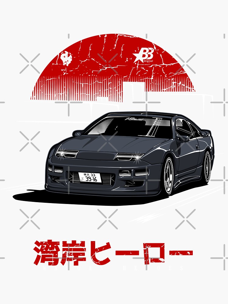 Wangan Heroes Z32 - Black by BBsOriginal