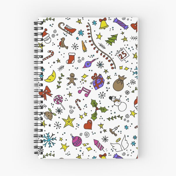 Item preview, christmas doodle in colour designed and sold by Ella Wormley-Healing.