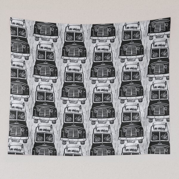 Item preview, The Mr Whippy Van - Linocut designed and sold by The Lazy Beach.