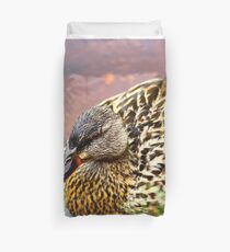 Portrait of a Duck Duvet Cover
