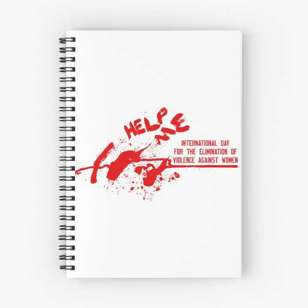 Item preview, Red text and red Illustration design for International Day for the Elimination of Violence against Women. On a white background designed and sold by Marcin Adrian.