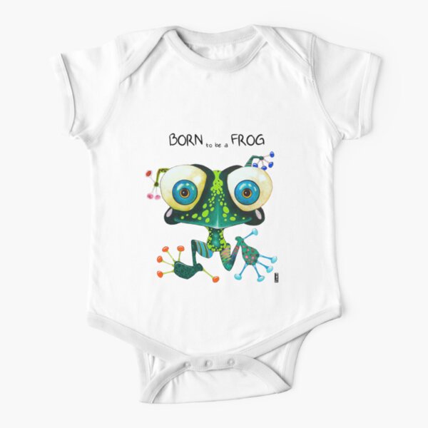 Green Grenouille Body manches courtes