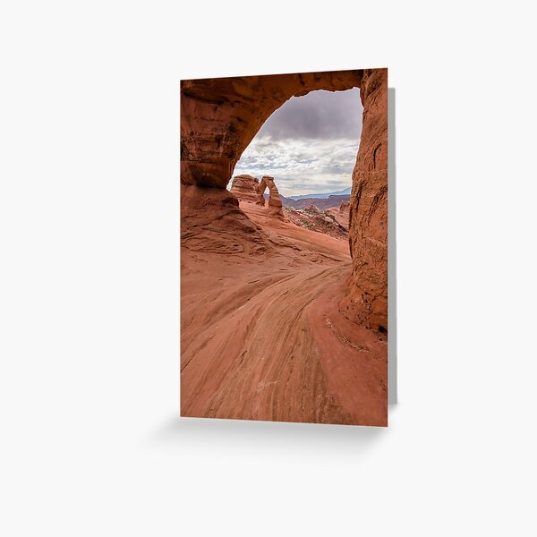 Twisted Donut Arch Greeting Card