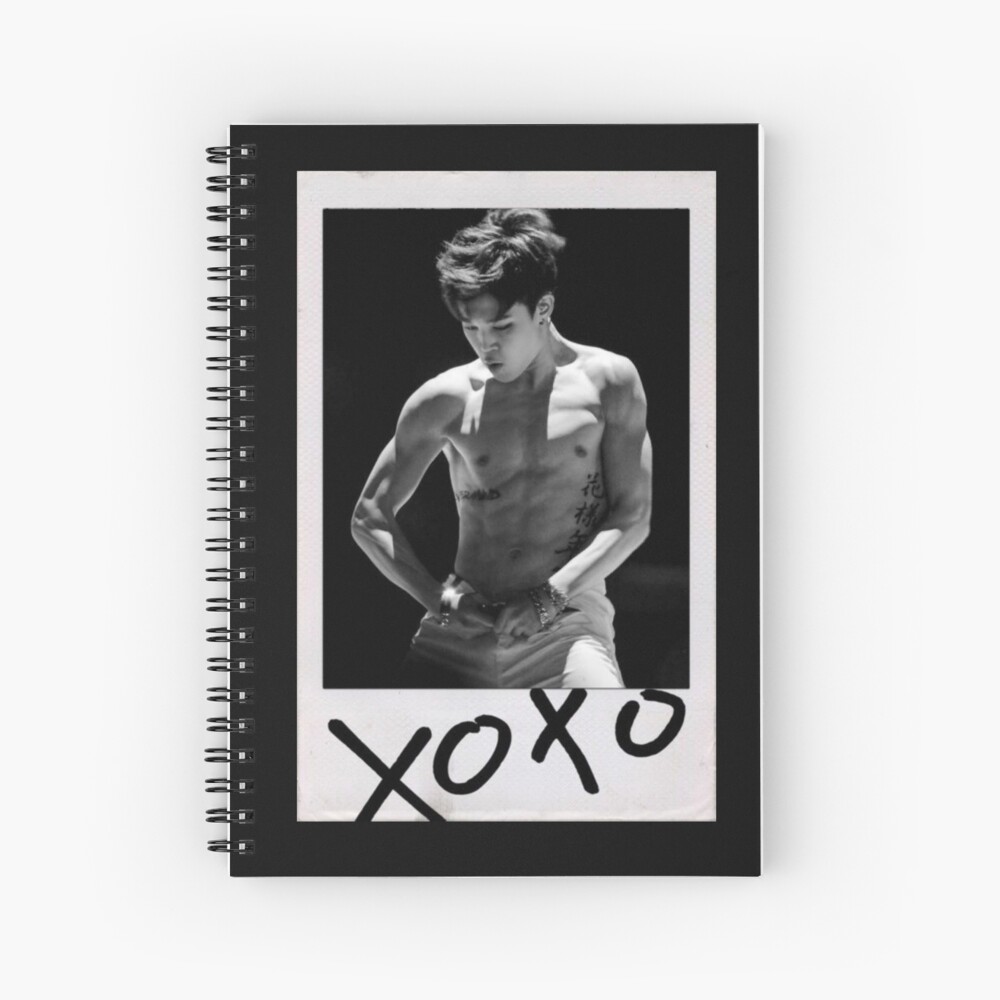 Cuaderno de espiral «Jimin sin camisa BTS» de juletuerk | Redbubble