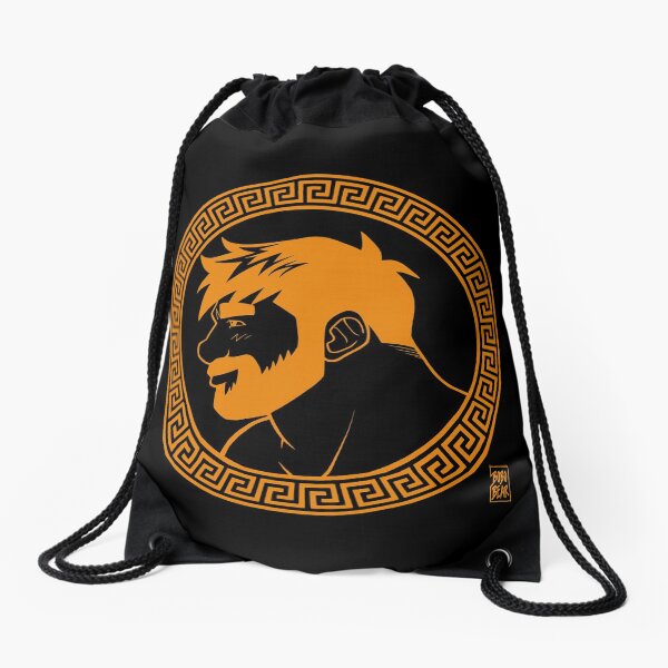 ADAM LIKES GREECE Drawstring Bag