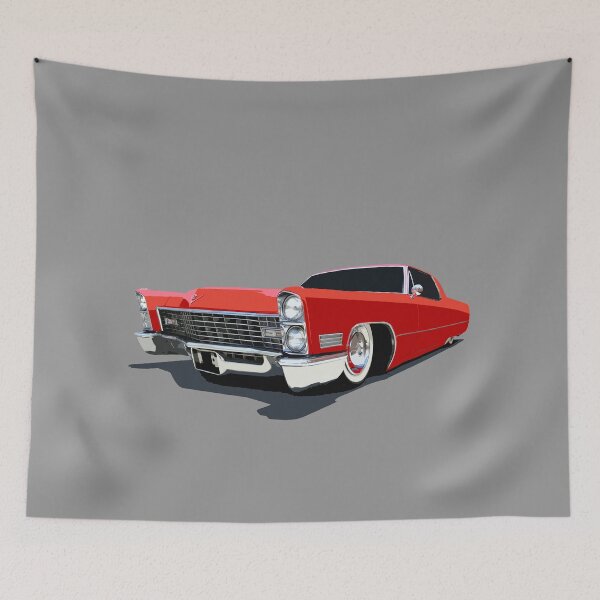 Item preview, 1967 Cadillac Coupe Deville - stylized color designed and sold by mal-photography.