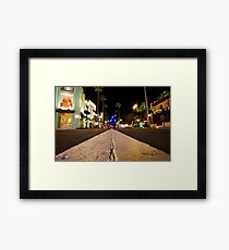 Road to Hollywood Framed Print