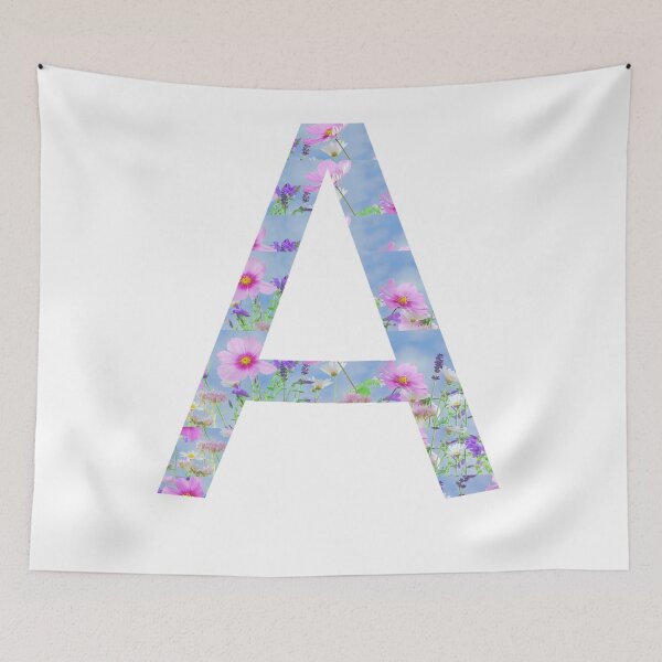 Item preview, "A" in flowers designed and sold by RabbitEars0225.