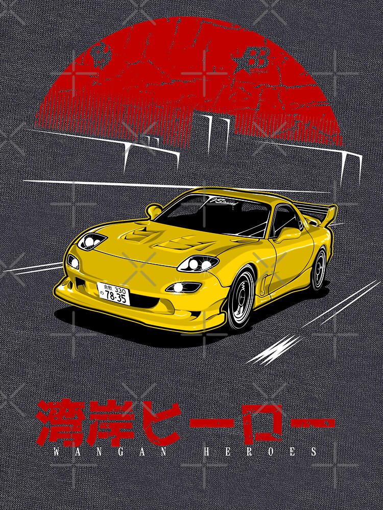 Wangan Heroes FD3S - Yellow by BBsOriginal