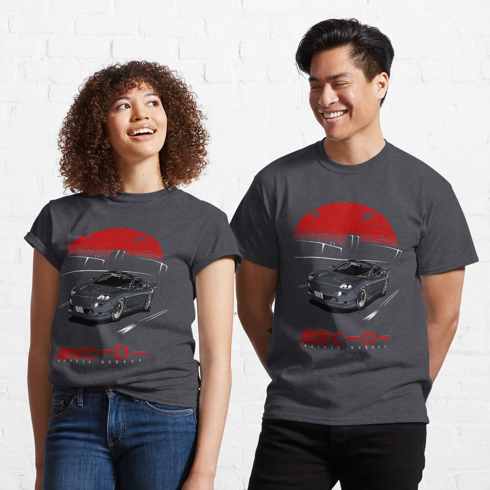 Wangan Heroes FD3S - Black Classic T-Shirt