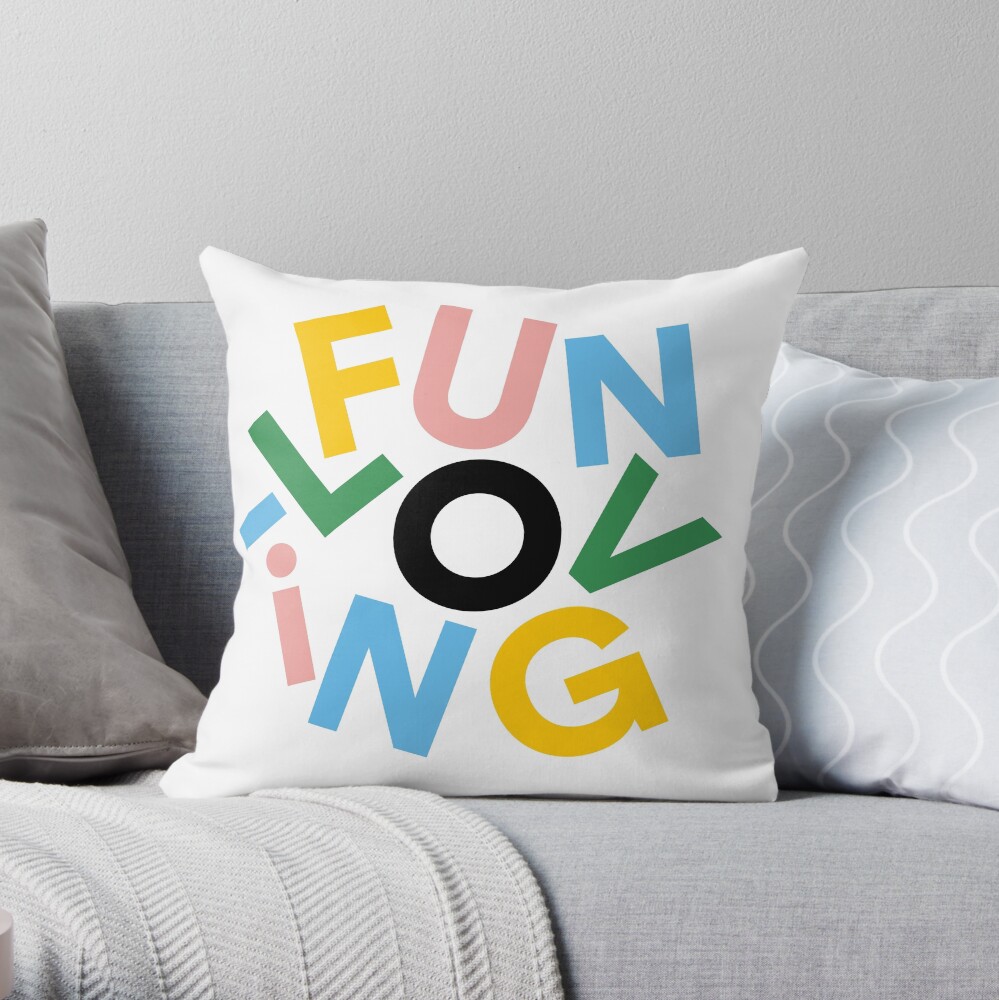 have a giggle Throw Pillow