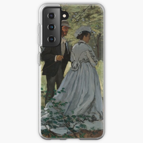 Claude Monet, Bazille and Camille (Study for "Déjeuner sur l'Herbe"), 1865 Painting Samsung Galaxy Soft Case