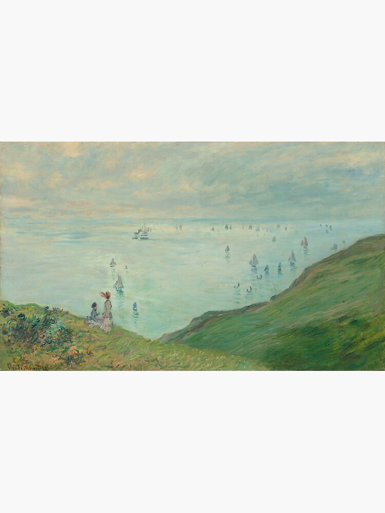 Claude Monet, Cliffs at Pourville, 1882 Painting Premium Matte Vertical ...