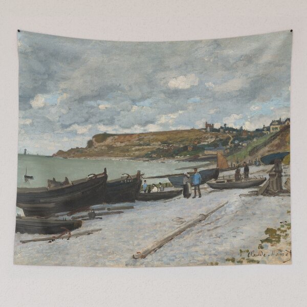 Aperçu de l'œuvre Claude Monet, Sainte-Adresse, 1867 Peinture créée et vendue par VibrantDesign.