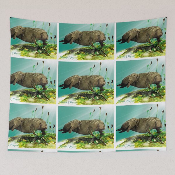 Item preview, Florida Manatee and Pup designed and sold by Rodney S. Ferguson.