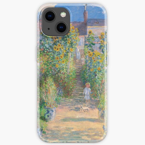 Claude Monet, Le jardin de l'artiste à Vétheuil, 1881 Peinture Coque souple iPhone