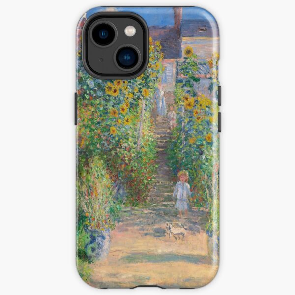 Claude Monet, The Artist's Garden at Vétheuil, 1881 Painting iPhone Tough Case