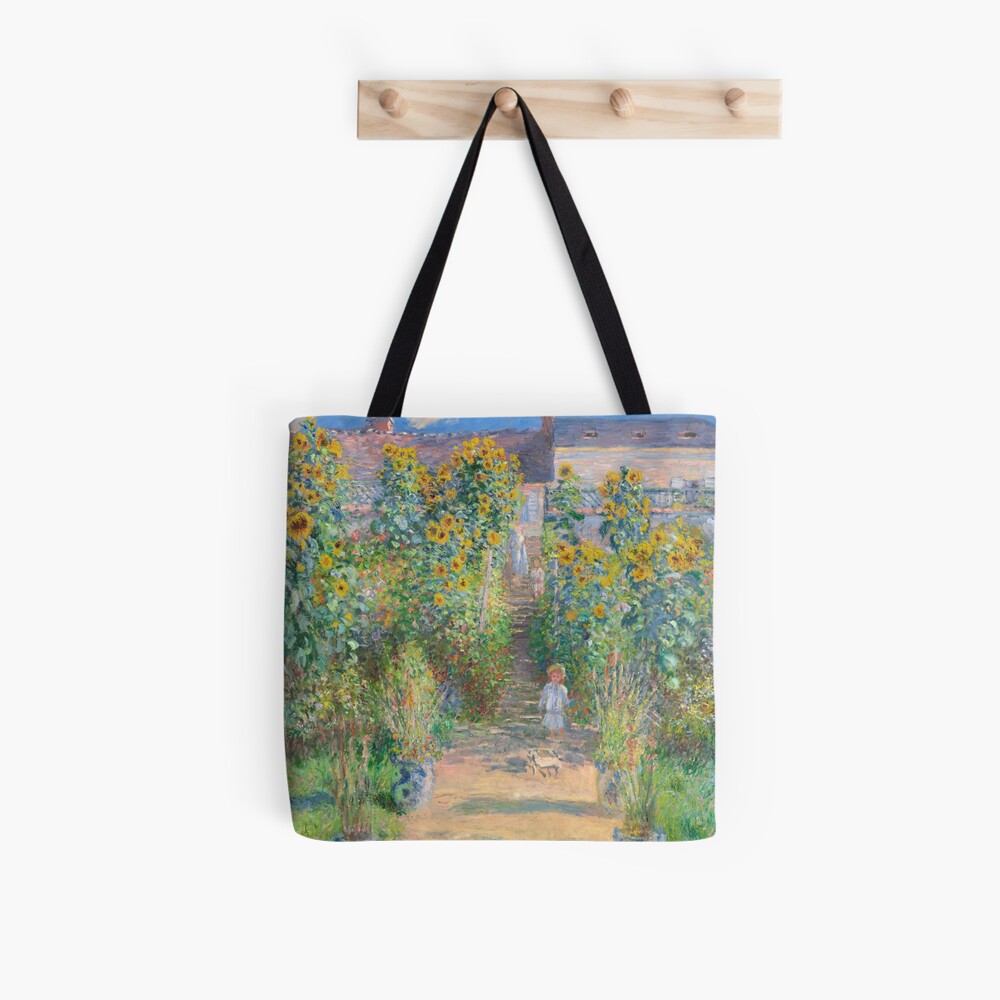 Claude Monet Garden - Thick Canvas Tote Bag