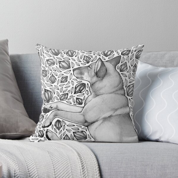 Dingo Dreaming Throw Pillow