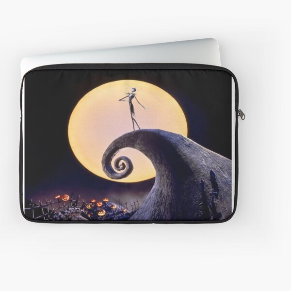 CHLING Nightmare Before Christmas Jack and Sally Neoprene Laptop Sleeve Case Bag Cover Compatible 13-15 Inch Surface Book/Surface Laptop 