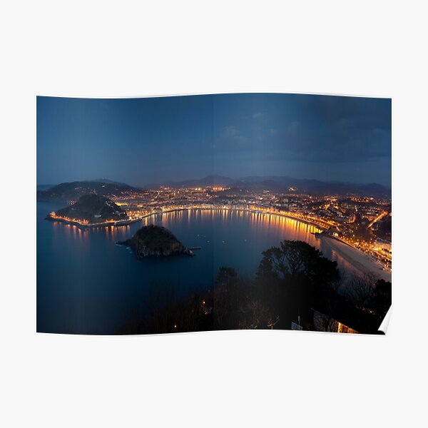 View of San Sebastian Póster