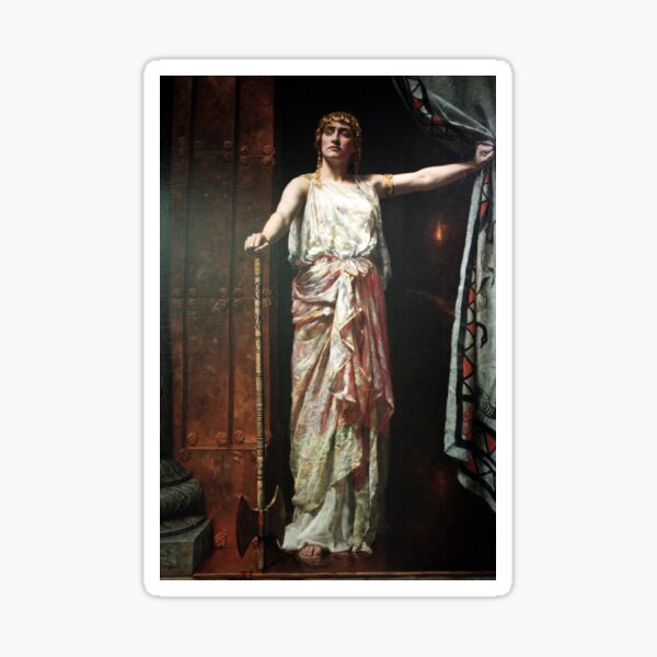 Artikel-Vorschau von Clytemnestra - John Collier, designt und verkauft von forgottenbeauty.