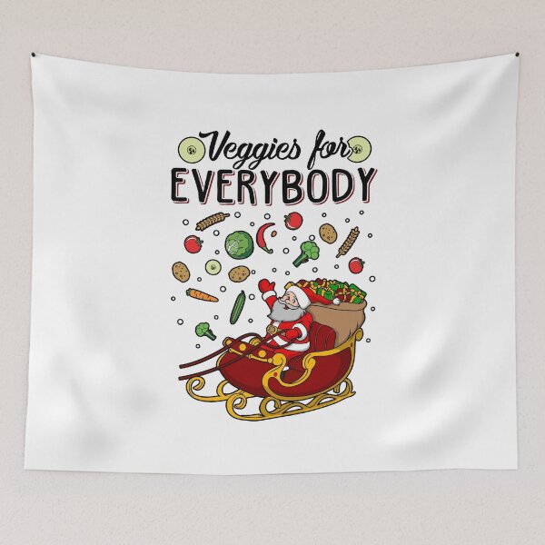 Item preview, Veggies For Everybody Christmas Ugly Sweater designed and sold by KsuAnn.