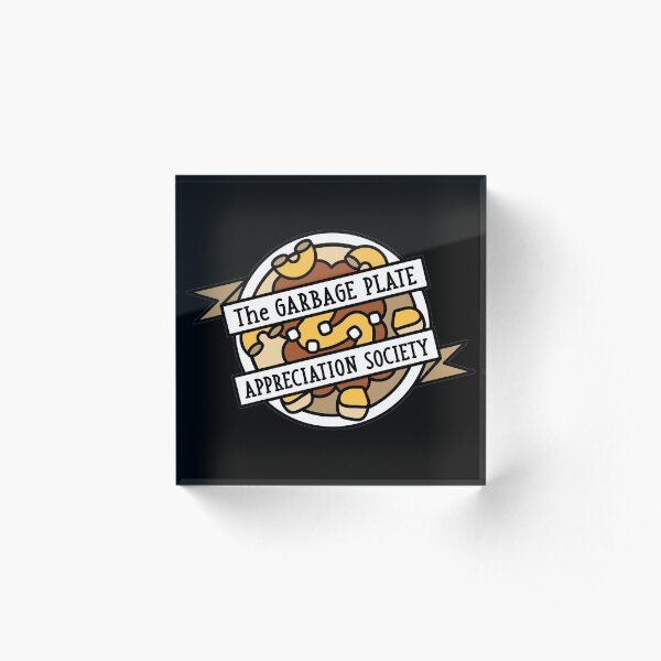 Plate Appreciation Society Acrylic Block