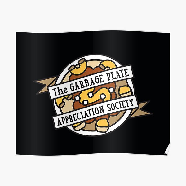 Plate Appreciation Society Poster