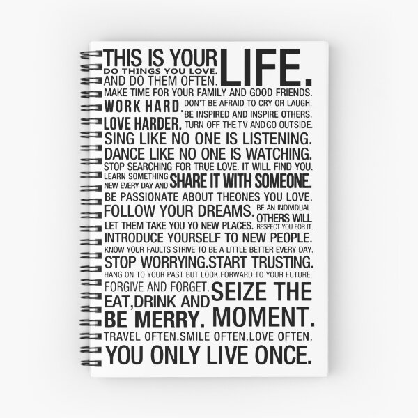 Item preview, THIS IS YOU LIFE, LIVE YOUR LIFE, DO WHAT YOU LOVE  designed and sold by mowafak younis.