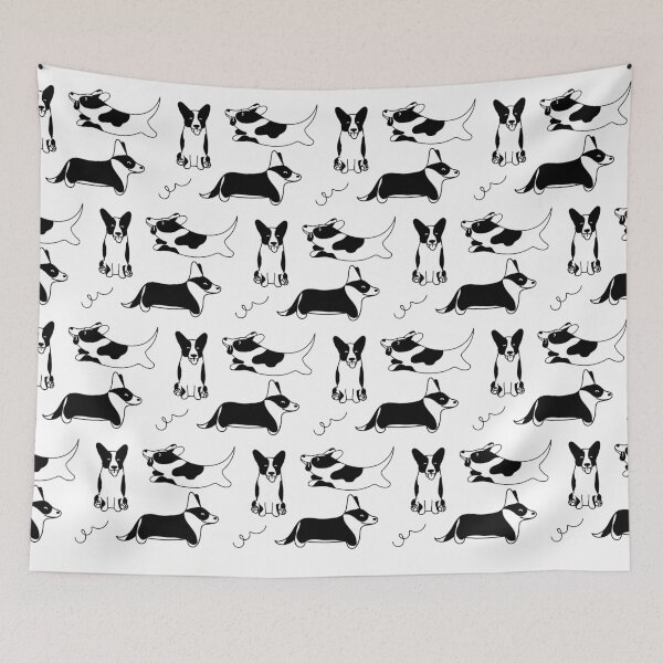 Item preview, Corgi cardigan black and white designed and sold by gavayka.