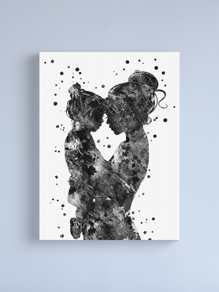 Alternate view of Mother and daughter Canvas Print