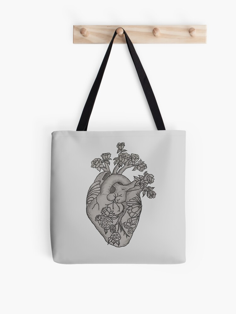 Anatomical Heart Tote Bag