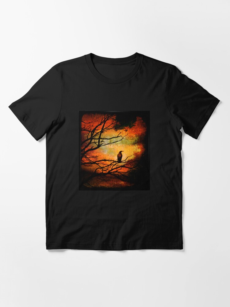 Alternate view of Basho's Crow Essential T-Shirt