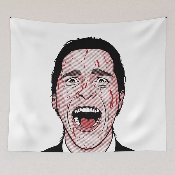 Item preview, American Psycho Patrick Bateman Screaming designed and sold by Rev-Level.