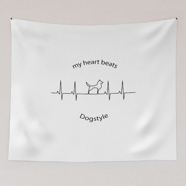 Item preview, my heart beats dogstyle designed and sold by dm4design.