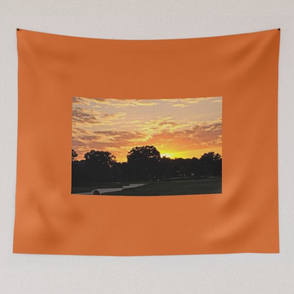 Item preview, Stunning Sunset over the Golf Course designed and sold by 2CrabbySisters.