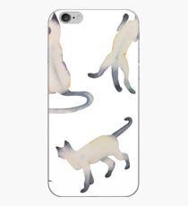 Vinilo o funda para iPhone Gatos siameses