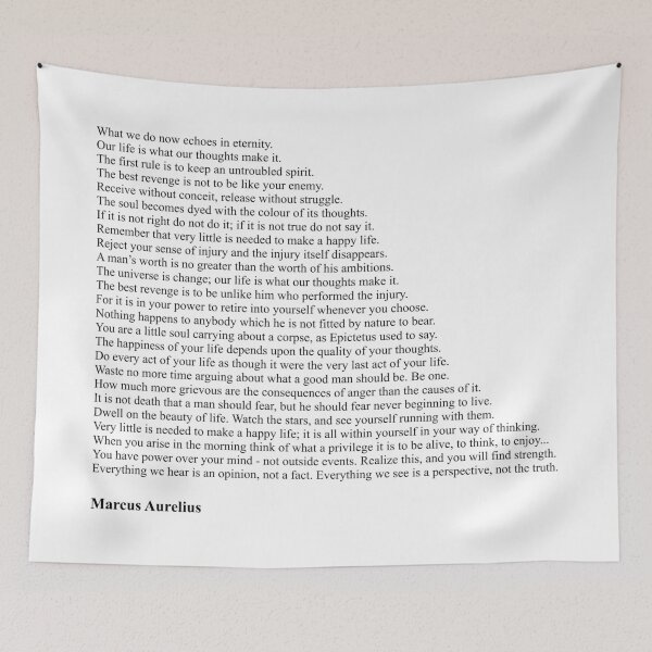 Item preview, Marcus Aurelius Quotes designed and sold by Miguel Queiruga.
