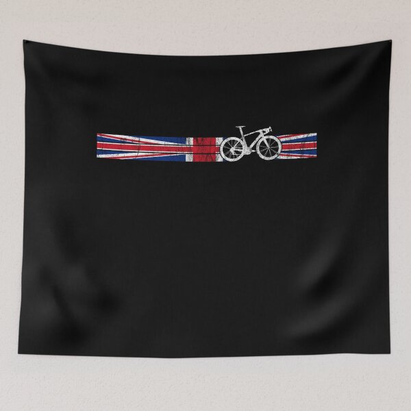 Item preview, British Cyclist Bike Racing Britain Flag UK Ride White designed and sold by KNUXX Shop.