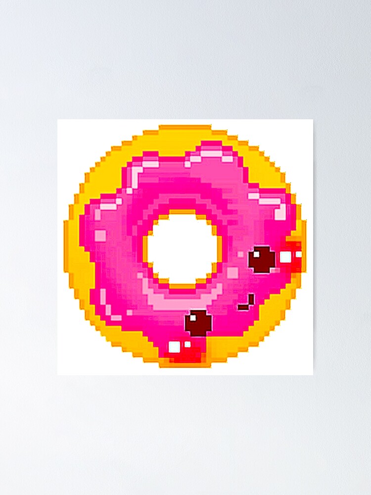 donuts pixel art poster by ragnarokdesigns redbubble donuts pixel art poster by ragnarokdesigns redbubble