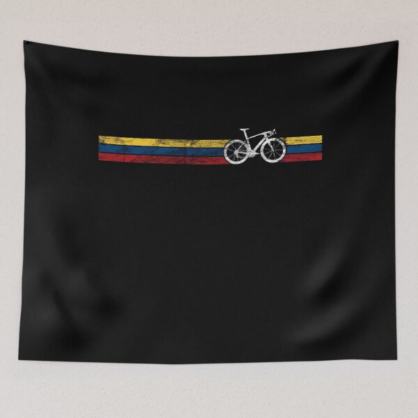 Item preview, Cyclist Flag Colombia Colombian CO Bike Racing White designed and sold by KNUXX Shop.