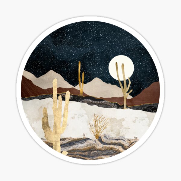 Vista previa del artículo con la obra «Vista del desierto», diseñado y vendido por spacefrogdesign.