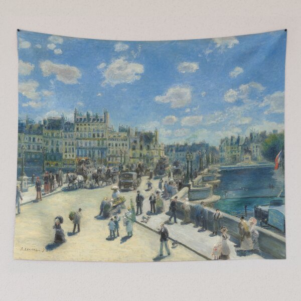 Item preview, Auguste Renoir, Pont Neuf, Paris, 1872 Painting designed and sold by VibrantDesign.