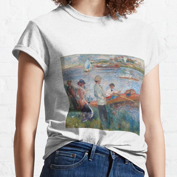 Auguste Renoir, Oarsmen at Chatou, 1879 Painting Classic T-Shirt