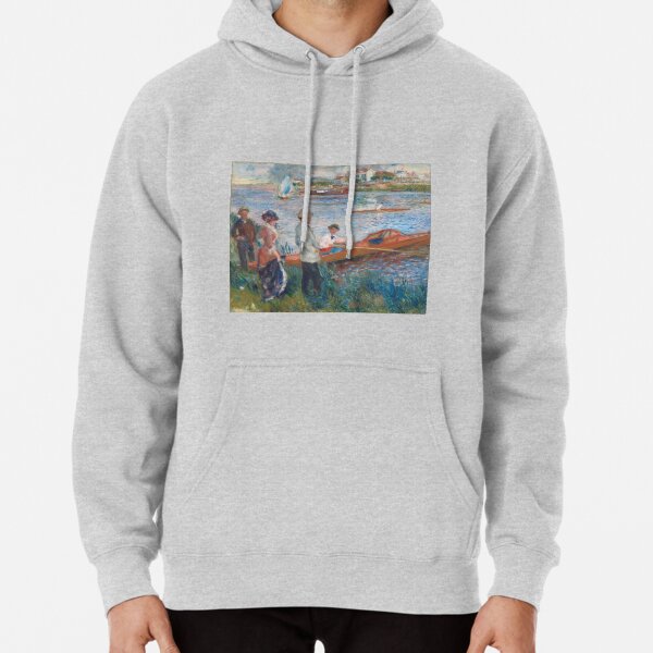 Auguste Renoir, Oarsmen at Chatou, 1879 Painting Pullover Hoodie