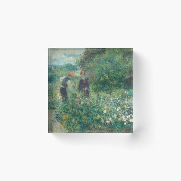 Item preview, Auguste Renoir, Picking Flowers, 1875 Painting designed and sold by VibrantDesign.