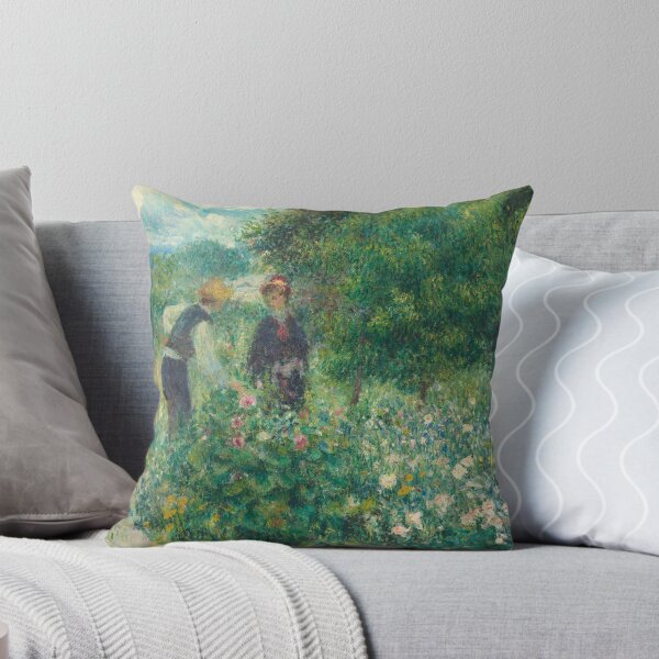 Artikelvorschau, Auguste Renoir, Blumen pflücken, 1875 Gemälde entworfen und verkauft von VibrantDesign.